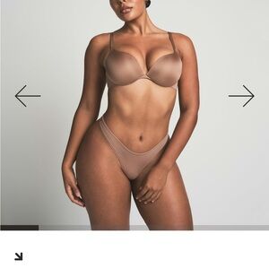 SKIMS ultimate push up bra in Sienna